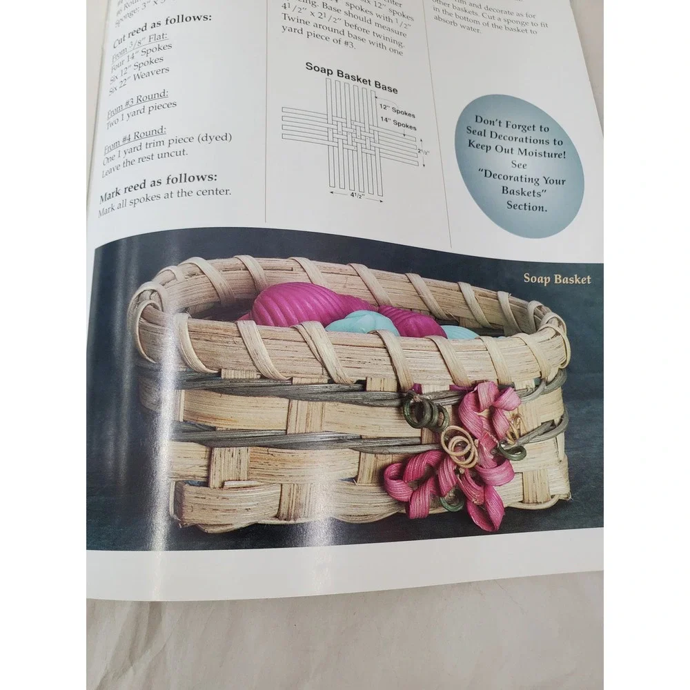 Basket Weaving Room By Room Kitchens & Bathrooms Kathie Ballard 1994 Pattern Bk